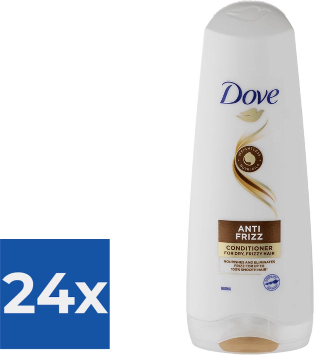 Dove Conditioner - Anti Frizz 200 ml - Voordeelverpakking 24 stuks