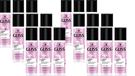 Gliss Kur Anti-klit Spray Liquid Silk Gloss - Voordeelverpakking 18 x 200 ml