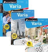 Puzzelsport - Puzzelboekenpakket - 3 puzzelboeken - Varia 2*/2-3*/2* - 288p + 192p + 96p