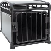 MaxxPet AutoBench voor Hond - Transportbench - Hondenbench voor Autokoffer - 1 deurs Aluminium Pro bench - 63x83x65cm