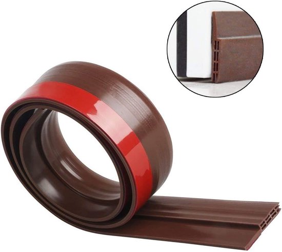Tiruiya Zelfklevende afdichtingstape, waterdicht, overschilderbaar, voor badkamer, keuken, badkamer, keuken, vloer, muur, vochtige ruimtes, zelfklevend (20m x 8.5cm, zelfklevend