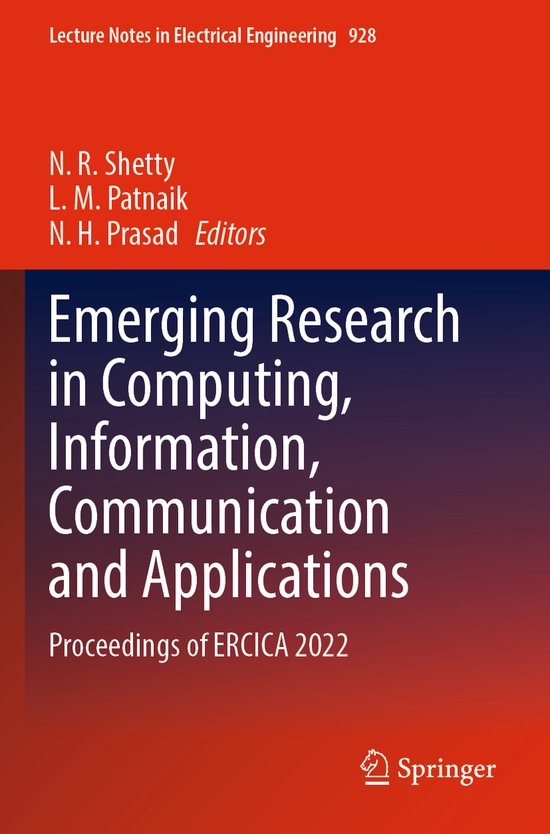 Lecture Notes in Electrical Engineering928- Emerging Researc ... - cover