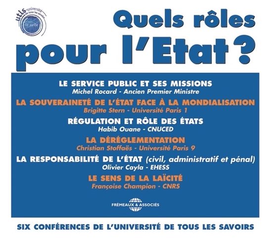 Quels Rôle Pour l'Etat?