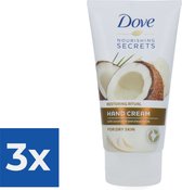 Crème pour les mains Coco Ritual Dove (75 ml) - Pack économique 3 pièces