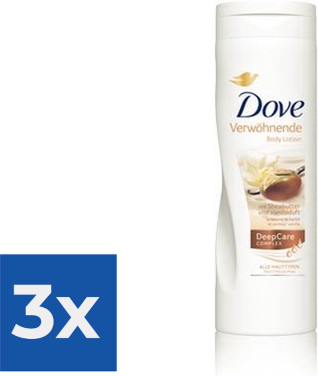 Dove bodylotion 400 ml met Sheabutter - Voordeelverpakking 3 stuks