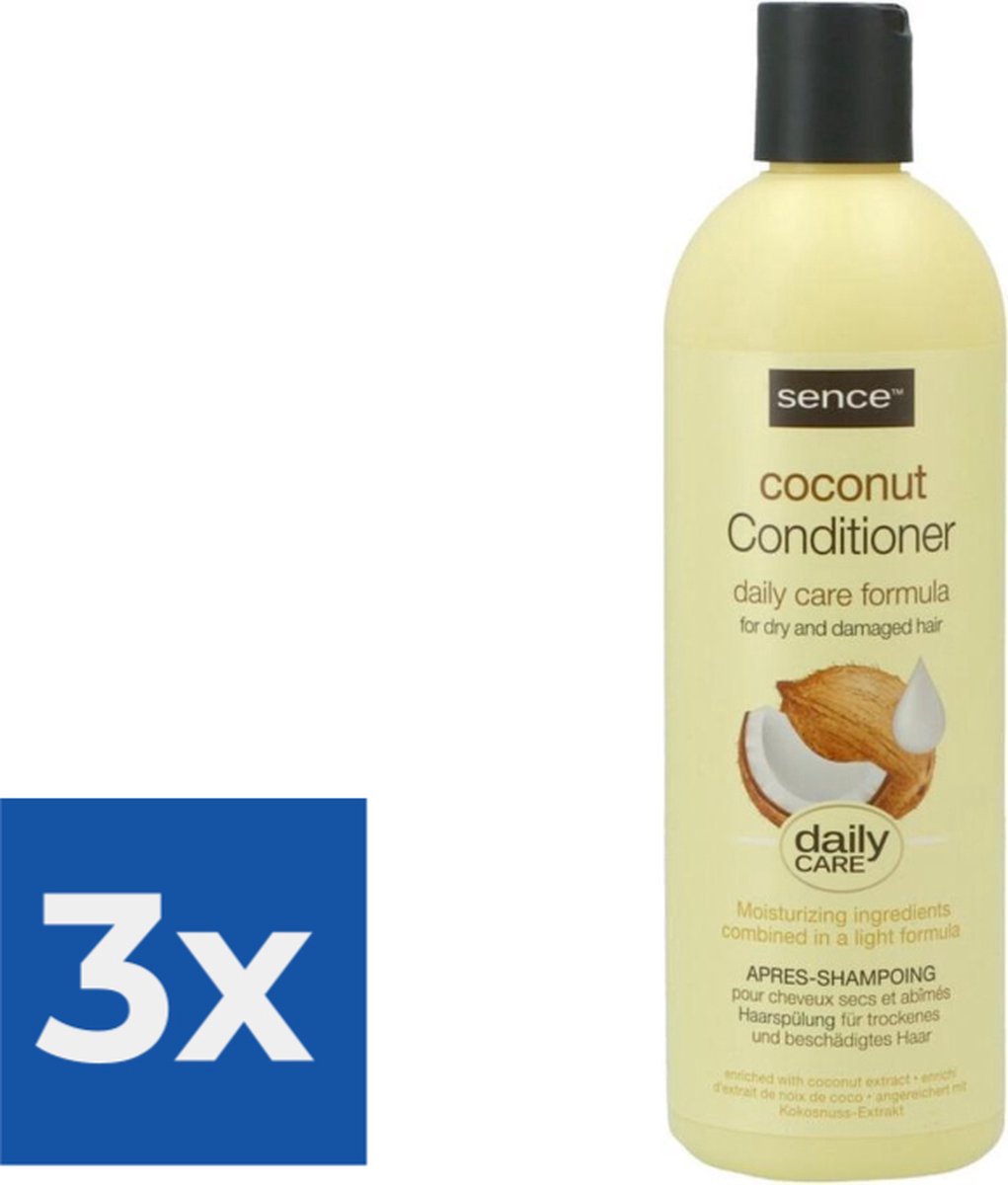 Sence Conditioner Coconut 400 ml - Voordeelverpakking 3 stuks