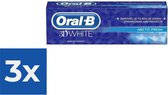 Bol.com Oral-B Tandpasta - 3D White Arctic Fresh - 3 x 75 ml aanbieding