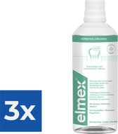 Elmex Tandspoeling Sensitive 400 ml - Voordeelverpakking 3 stuks