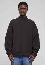 Urban Classics - Oversized Polar Fleece Crewneck sweater/trui - XL - Zwart