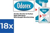 Odorex Extra Dry Vloeibare Flacon - 50 ml - Deodorant - Voordeelverpakking 18 stuks
