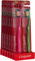 Colgate Tandenborstel  Classic Deep Clean Medium- 1 tandenborstel - Voordeelverpakking 12 stuks