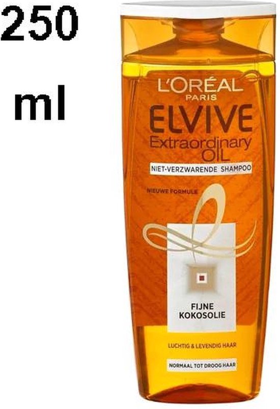 Loréal Paris Elvive Shampoo Extraordinairy Oil Kokosolie 12 X 250 Ml Bol