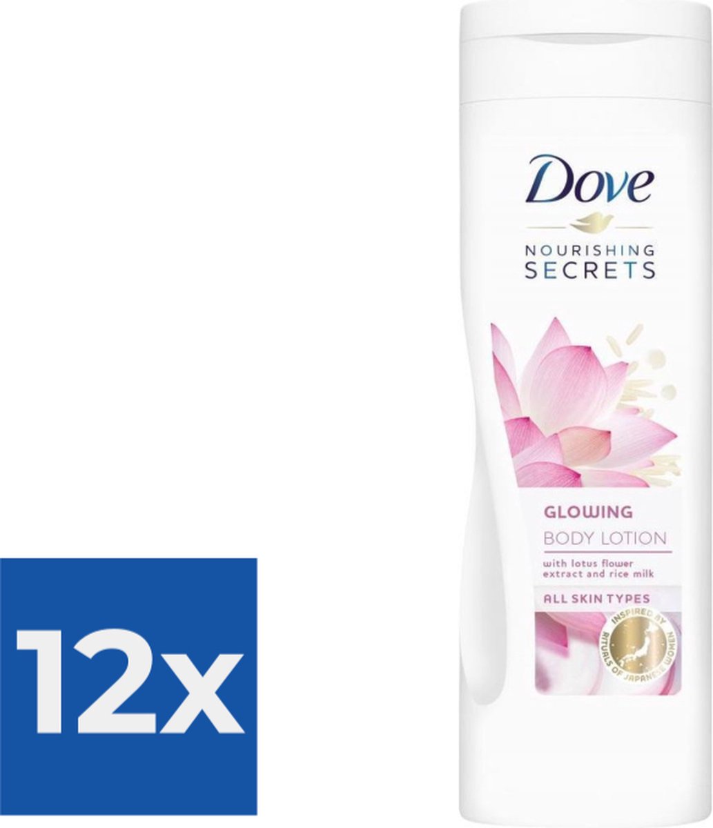 Goedkoopste Dove Nourishing Secrets Glowing Ritual Bodylotion - 400 ml - Voordeelverpakking 12 stuks