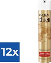 L'Oréal Paris Elnett Satin Hair Spray Fixation Normale - 300 ml - Pack économique 12 pièces
