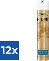 L’Oréal Paris Elnett - Satin Haarspray Sterke Fixatie - 300ml - Voordeelverpakking 12 stuks