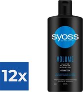 Syoss Shampoo 440ml Volume - Voordeelverpakking 12 stuks