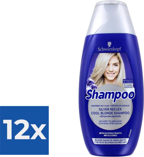 Reflex Zilver 250 ml Shampoo Voordeelverpakking 12 stuks bol