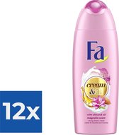 FA Douchegel Cream & Oil Silk Magnolia - Voordeelverpakking 12 stuks