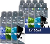 Dove Deodorant Bodyspray Mix Geschenkset - 8 stuks - Voordeelverpakking