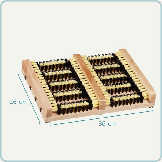 Nordix Voetenveger - Deurmat - Borstel - Schoenborstel - Droogloopmat - Buiten - Schoenloopmat - Borstelmat - Schoenveger - Nordix