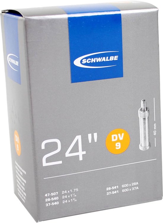 Schwalbe Binnenband - DV9 - 24 inch x 1 1/8 - 1.75 - Hollands Ventiel - 32mm