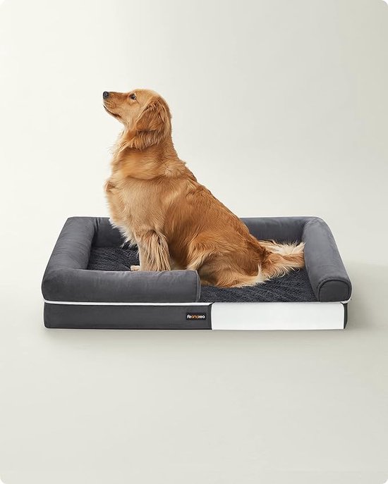 Hondenkussen Gold Paspel Black ( Luxery Line ) - Nano 85 x 120 x 20 cm - Dogs XXL