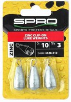 Spro Zinc Clip-On Lure Weight (3pcs) - Maat : 5g