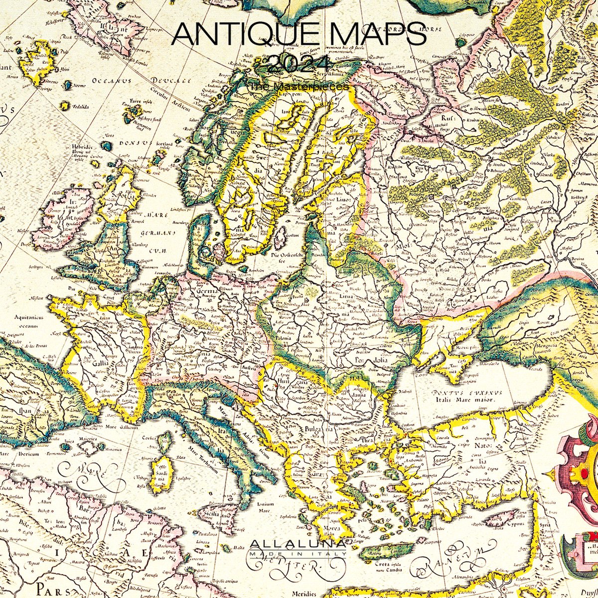 Antique Maps Kalender 2024