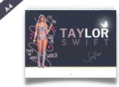 Verjaardagskalender Taylor Swift - Poster Taylor Swift - Kunst - Graphic - Merch - Cadeau Pop - Zangeres - Electropop - Vintage - Topcadeau - A4 formaat XL