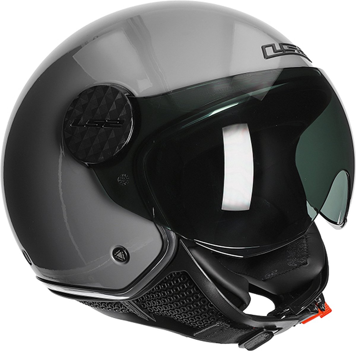 LS2 Sphere Lux - Jethelm - Scooterhelm Vespa - Nardo Grey - Maat S - ECE Gekeurd