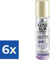 Gliss-Kur Anti-Klit spray - Winter Repair 200 ml - Voordeelverpakking 6 stuks