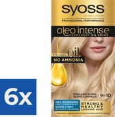 SYOSS Oleo Intense 9-10 Bright Blond - 1 stuk - Voordeelverpakking 6 stuks