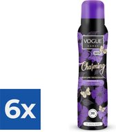 Vogue Charming Parfum Deodorant 150 ml - Voordeelverpakking 6 stuks