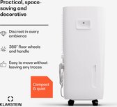 Klarstein Déshumidificateur électrique jusqu'à 65 M2 - Déshumidificateur intelligent pour la maison - Salle de bain et cave - Silencieux - Déshumidificateur électrique avec application WiFi IoT - Capacité 60 L - Wit