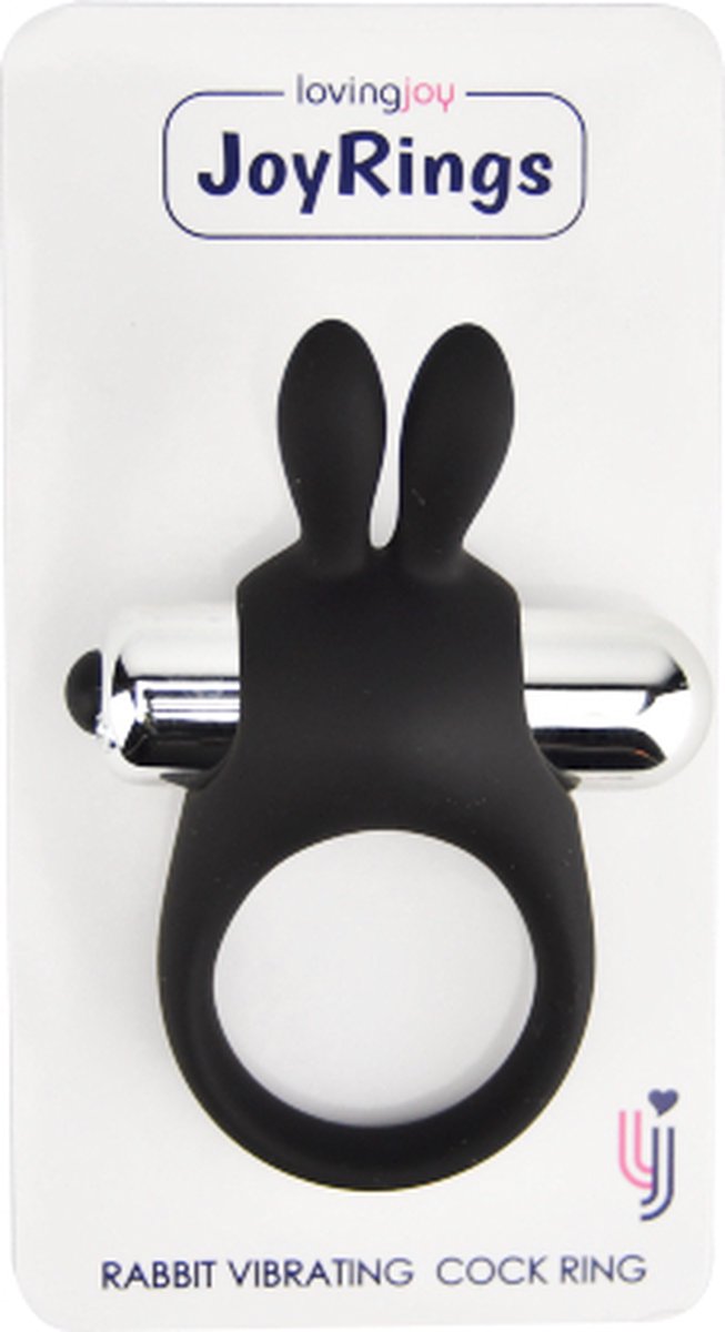 JoyRings Silicone Rabbit Vibrating Cock Ring | Sex Toys voor Man