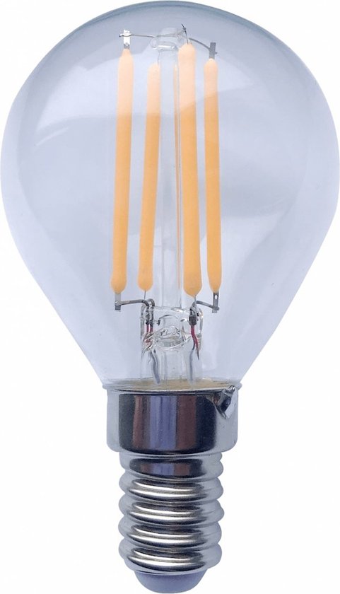 Ampoule E14 à filament forme flamme