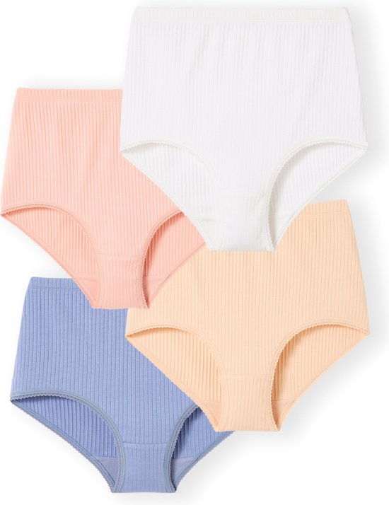 Damart - Set di 3 mutandine in cotone elasticizzato da donna