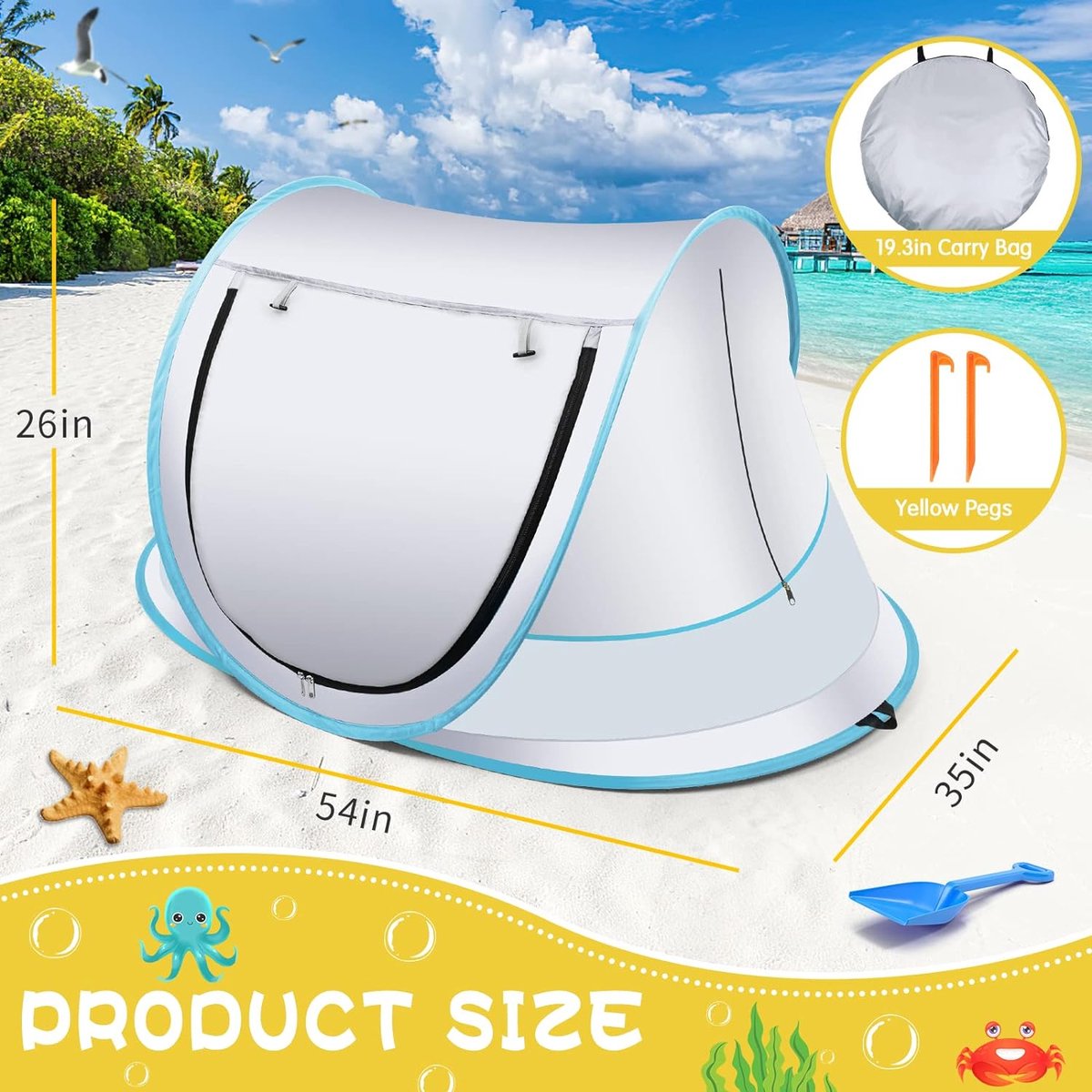 Fuegobird BabyBox Campingbedje - Baby Tentje thumbnail 6