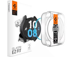 Spigen Glass Protector - Geschikt Voor Samsung Watch6 40mm - Met Montage Frame - Op Maat Gemaakt - Optimale protectie tegen krassen en vlekken - 2-pack