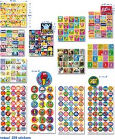 Stammetjes Beloningsstickers Complimenten - Positieve motivatie en stimulatie voor Kinderen - 329 Kleurrijke stickers