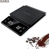 Koffie Weegschaal - Digitale Keukenweegschaal - Precisieweegschaal – Barista – Inclusief 3 AAA Batterijen