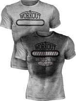 Motiverend Training Workout T-Shirt | Zweet geactiveerd | 100% Complete | XXL
