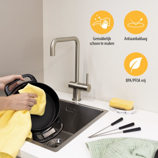 Tristar Fondueset Elektrisch FO-1107 - 1000W - 1,5L voor 8 personen - Incl 8 fonduevorkjes