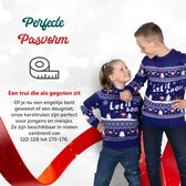 Foute Kersttrui Kinderen - Jongens & Meisjes - Christmas Sweater "Let it Snow" - Maat 134-140
