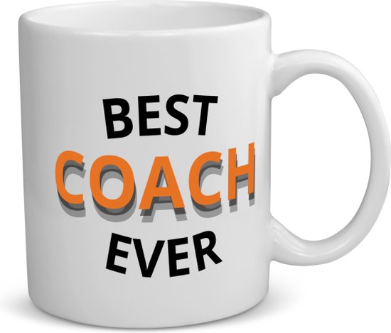 Akyol - best coach ever koffiemok - theemok - Coach - een coach - sport - verjaardagscadeau - klein cadeautje - kado - gift - 350 ML inhoud