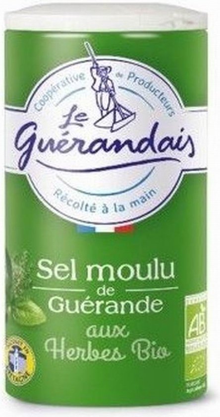 Sel marin celtique aux herbes Le Guérandais Bio de France – shaker