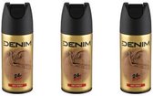 Denim Deo Spray Gold - 3 x 150 ml