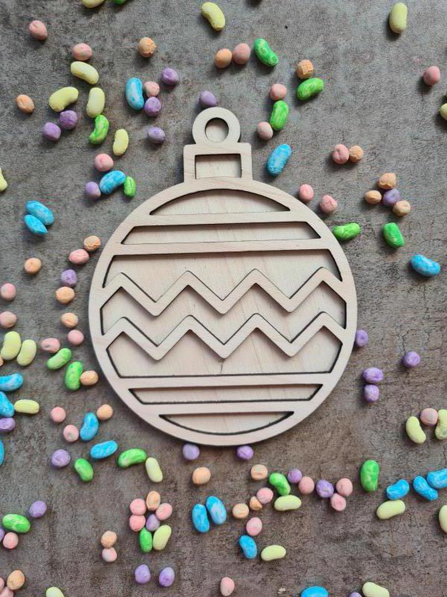 Speelframe Kerstbal - Vulvorm - Speeltray - Open ended speelgoed - Montessori - Speel rijst - Speelbak - Speelzand - Magisch Zand