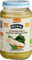 6x Biobim Groentehapje 6+ mnd Groenten & Gierst 190 gr