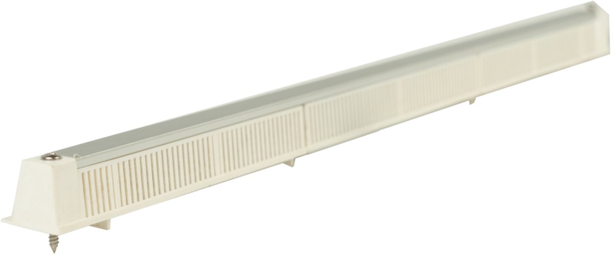 Airace aluminium wit buitenrooster - Regeninslagvrij buitenrooster - Type GS-442-AWO